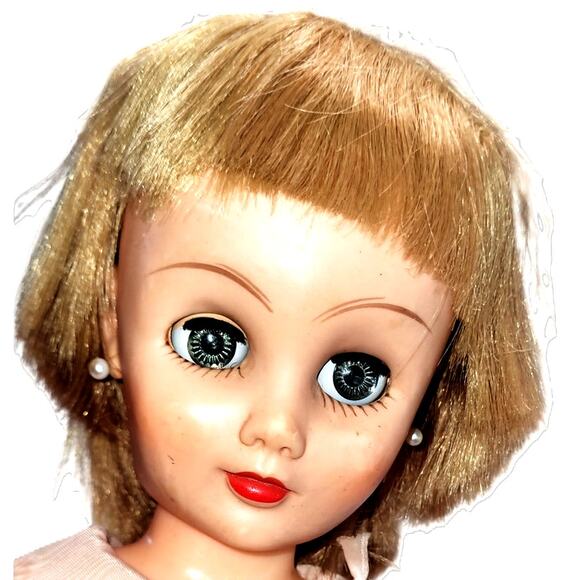 19" 1950s Vintage Teenage High Heel Fashion Doll~Twist Waist ~Homemade Heels - Picture 5 of 12